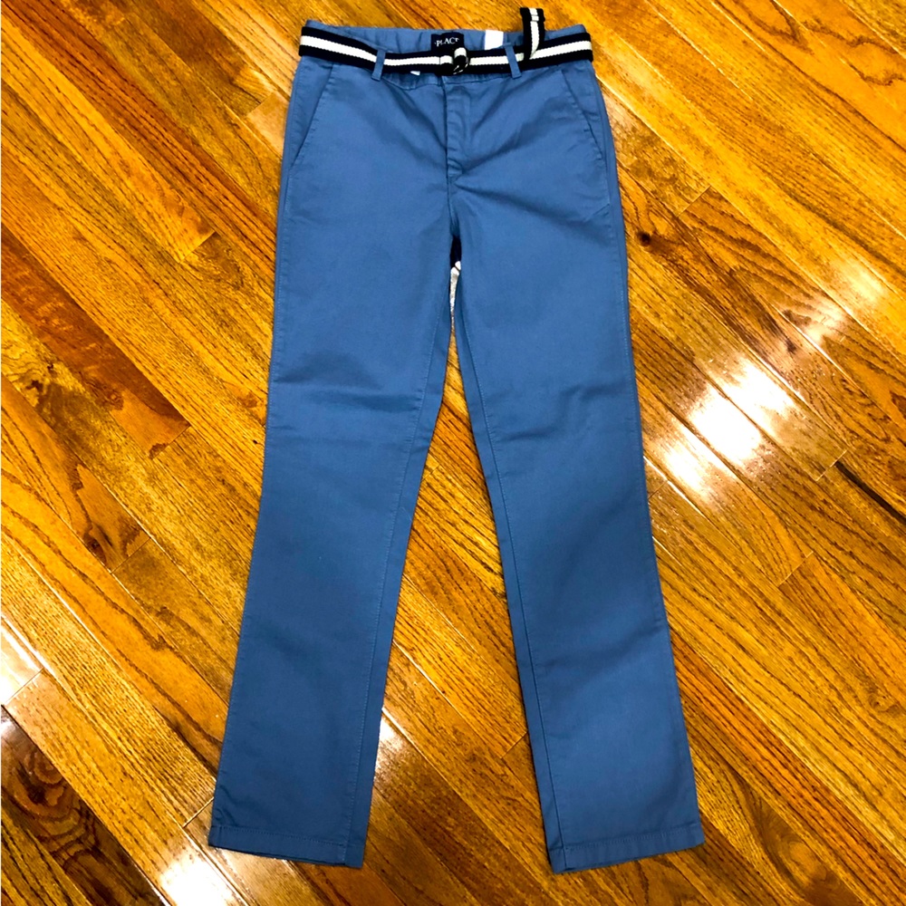 Boys Slate Blue Chinos Size 12